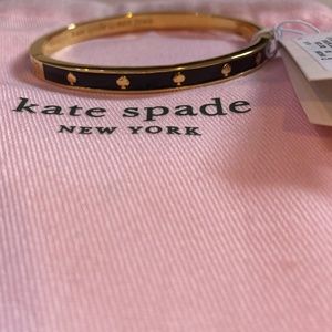 Kate Spade Spot the Spade Hinged Bangle Bracelet